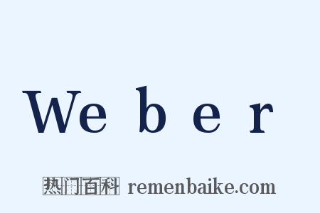 Weber是什么意思的图片